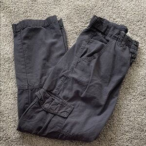 NSF Charcoal Cargo Pants for Women